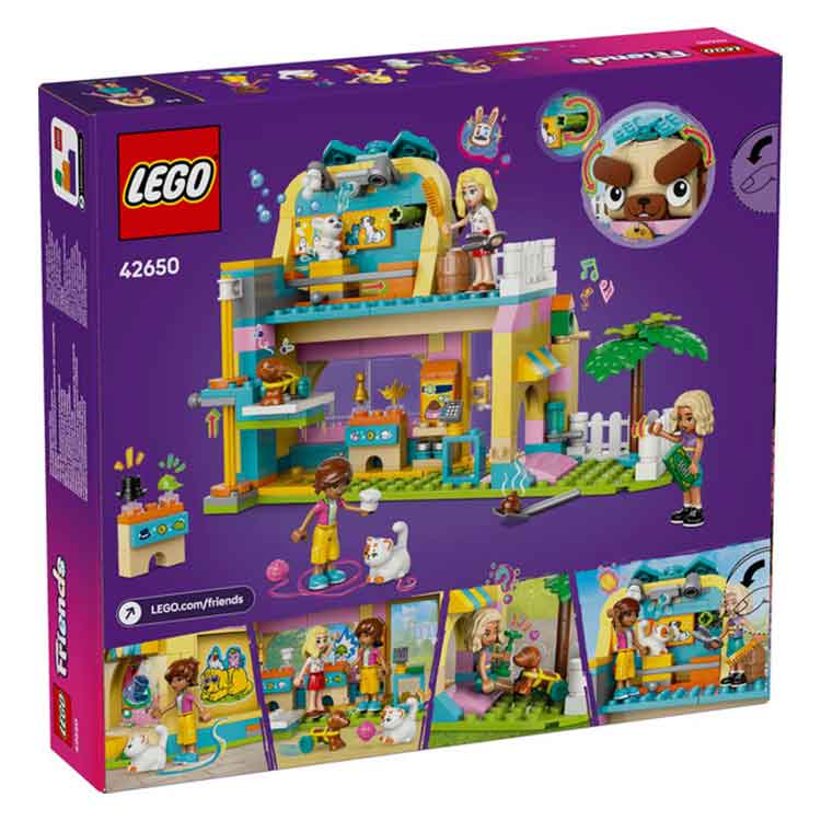 LEGO 42650 Pet Accessories Shop, side angle