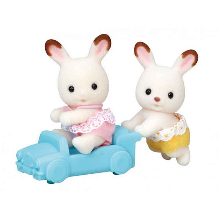 Sylvanian Families Chocolate Rabbit Twins