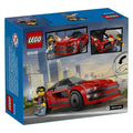 LEGO 60448 Red Sports Car, side angle