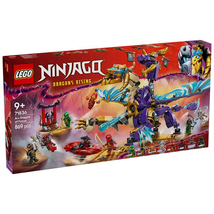 LEGO 71836 Arc Dragon of Focus collectible from AJ Toys & Books