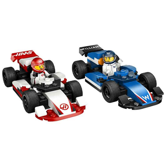 LEGO 60464 F1 Williams Racing & Haas F1 Race Cars, alternate view
