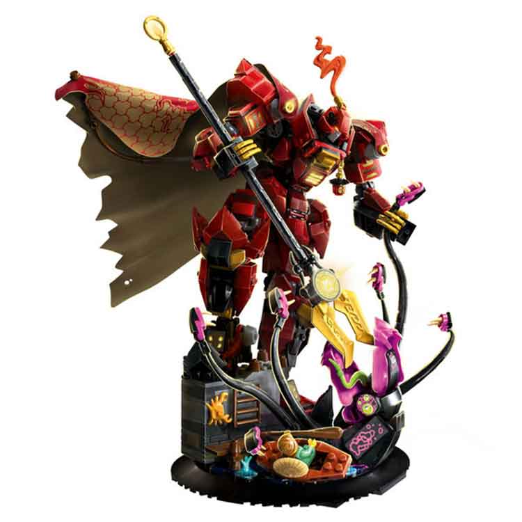 LEGO 71846 The Fire Knight Mech, alternate view