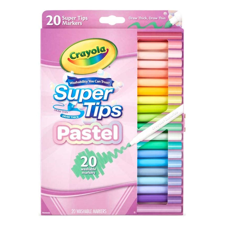 Crayola 20 Pastel Supertips