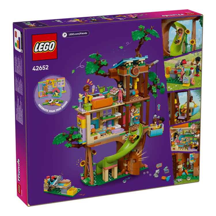 LEGO 42652 Friendship Tree House Hangout, side angle