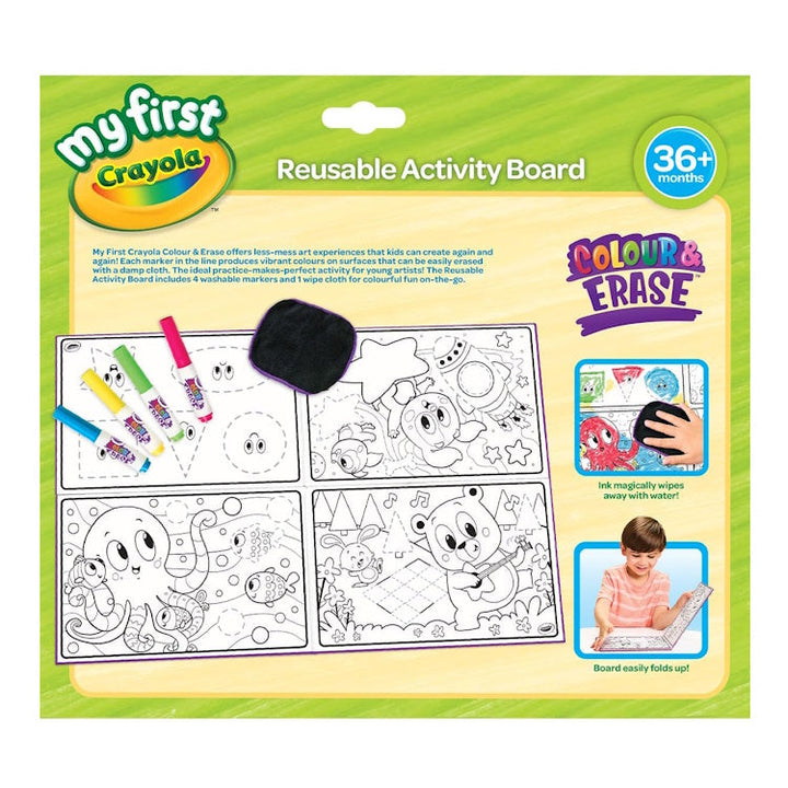 Crayola Colour & Erase Reusable Activity Board