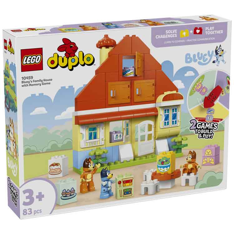 LEGO 10459 Bluey's Family House with Memory Games collectible from AJ Toys & Books