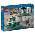LEGO 60451 Emergency Ambulance, side angle