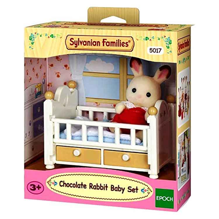Sylvanian Families Chocolate Rabbit Baby Set
