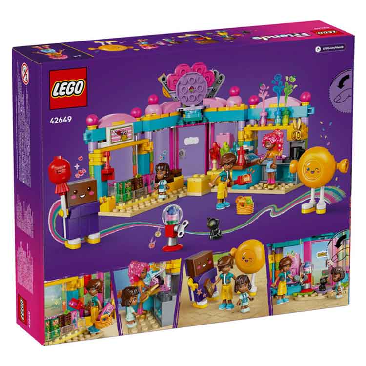 LEGO 42649 Heartlake City Candy Store, side angle