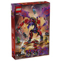 LEGO 71832 Thunderfang Dragon of Chaos, side angle