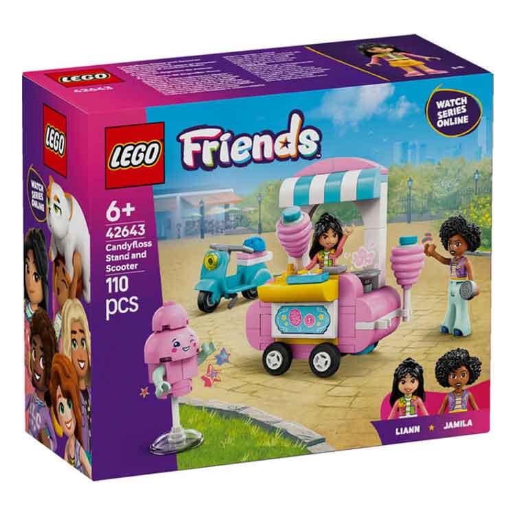 LEGO 42643 Cotton Candy Stand and Scooter collectible from AJ Toys & Books