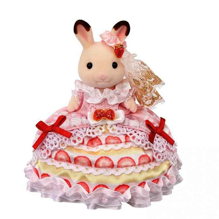 Sylvanian Families - Freya's Birthday Celebration Strawberry Cake Dress