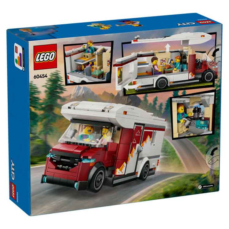 LEGO 60454 Holiday Adventure Camper Van, side angle