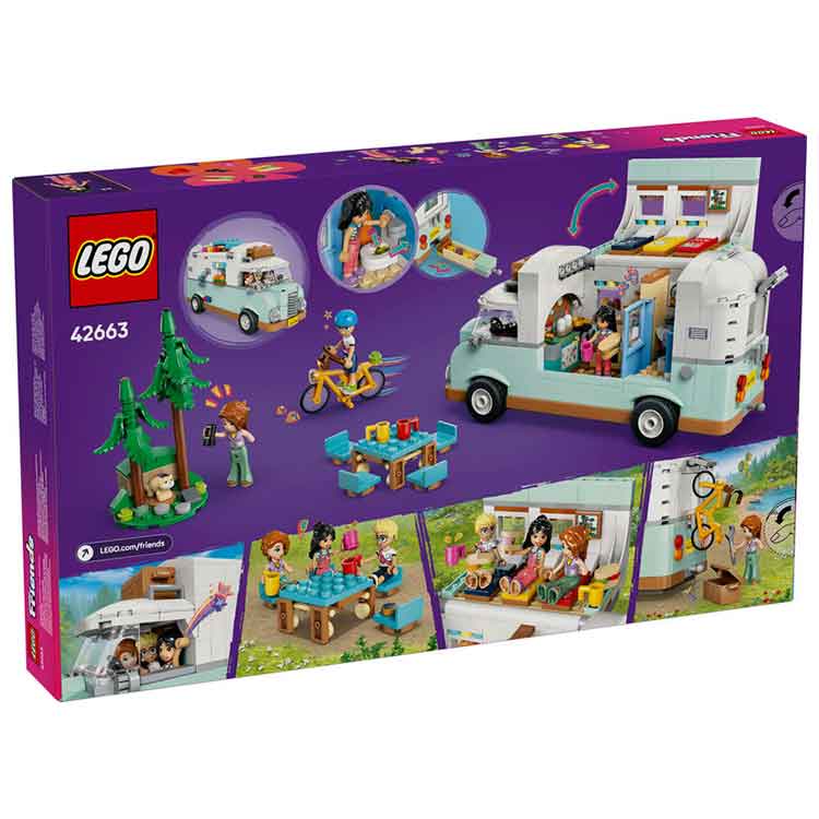 LEGO 42663 Friendship Camper Van Adventure, side angle