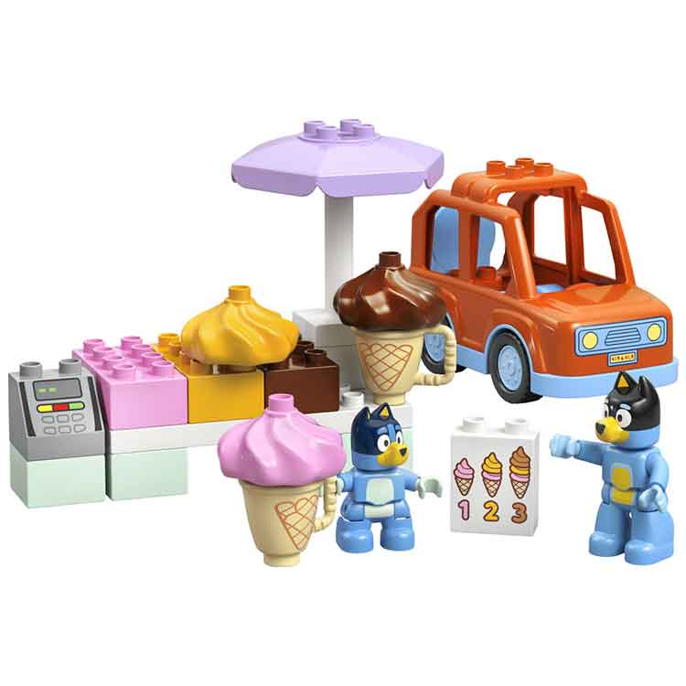 LEGO 10458 Ice Cream Trip with Bluey, alternate view