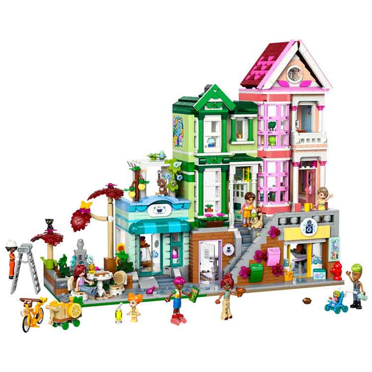 LEGO 42670 Heartlake City Apartments and Shops, alternate view