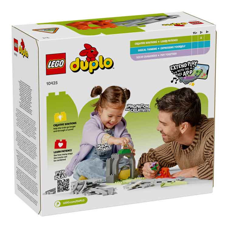 LEGO 10425 Train Tunnel and Tracks Expansion Set, side angle