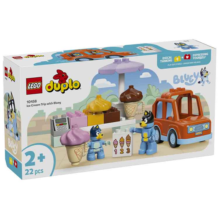 LEGO 10458 Ice Cream Trip with Bluey collectible from AJ Toys & Books