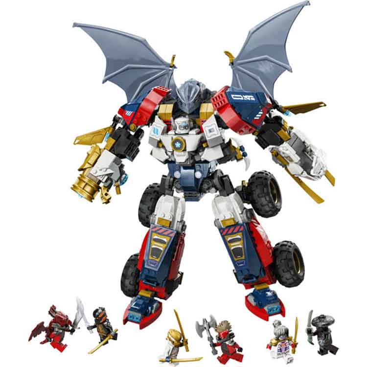 LEGO 71834 Zane's Ultra Combiner Mech, alternate view