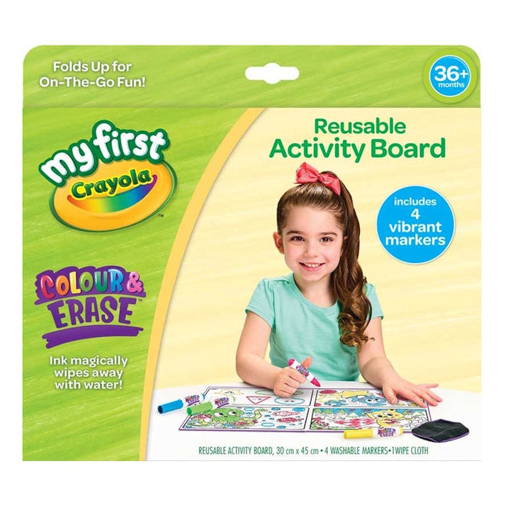 Crayola Colour & Erase Reusable Activity Board