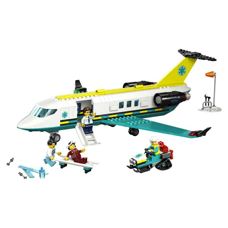 LEGO 60465 Emergency Air Ambulance Airplane, alternate view