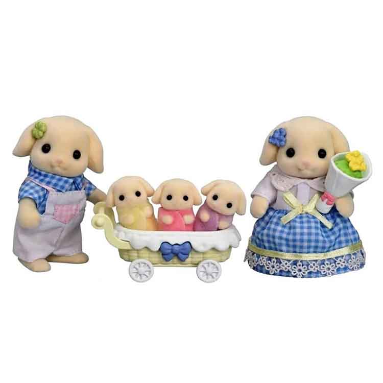Sylvanian Families - Flora Rabbit Family