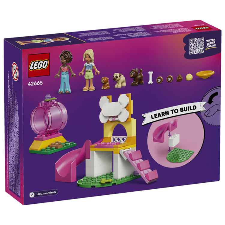 LEGO 42665 Puppy Playground, side angle