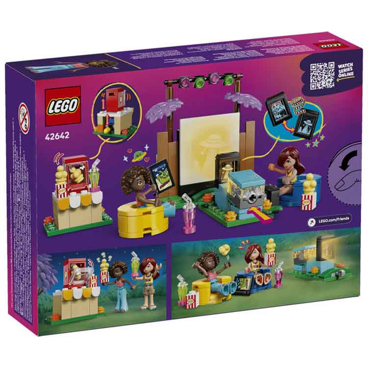 LEGO 42642 Friendship Movie Night, side angle
