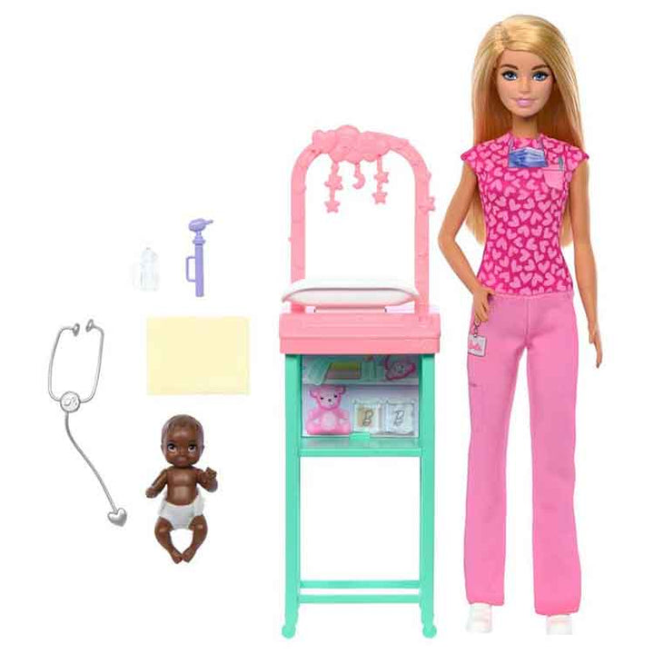 Barbie Nurturing Baby Doctor Playset
