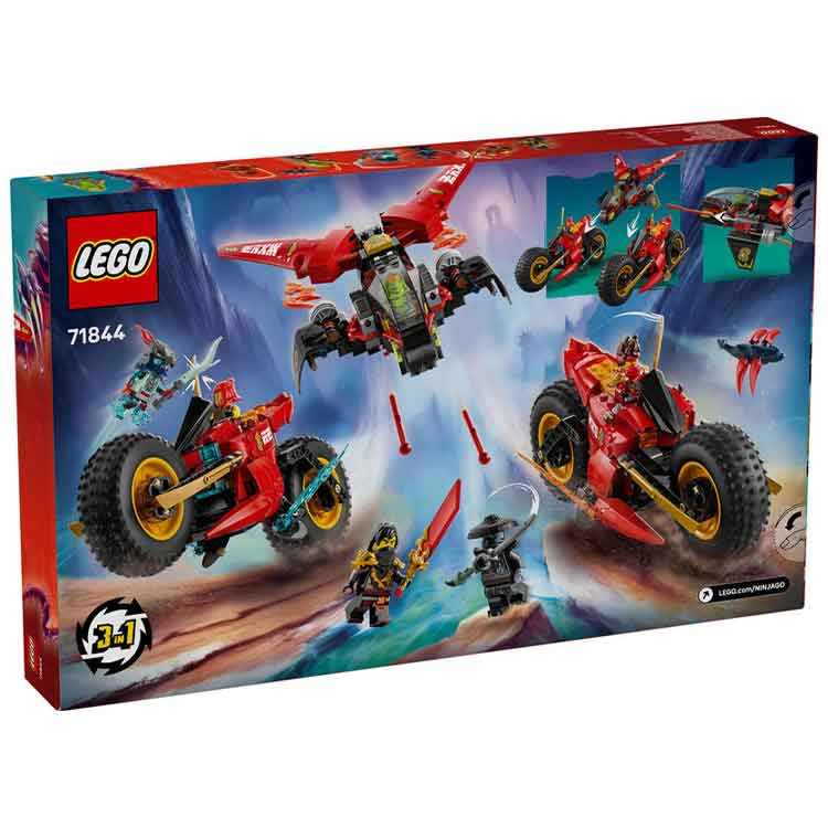 LEGO 71844 Ninja Combat Vehicle, side angle