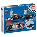 LEGO 60464 F1 Williams Racing & Haas F1 Race Cars, side angle