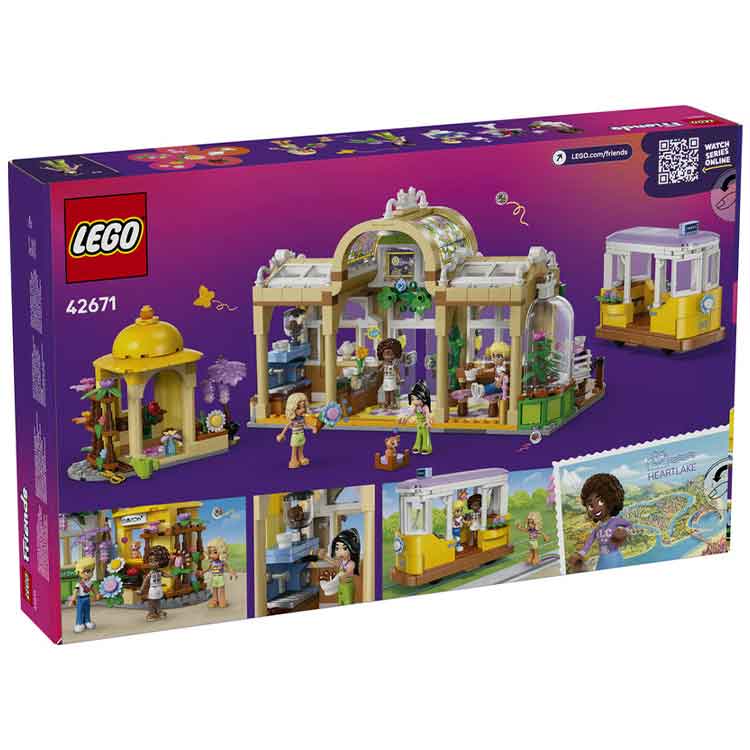 LEGO 42671 Plant Café & Flower Shop, side angle