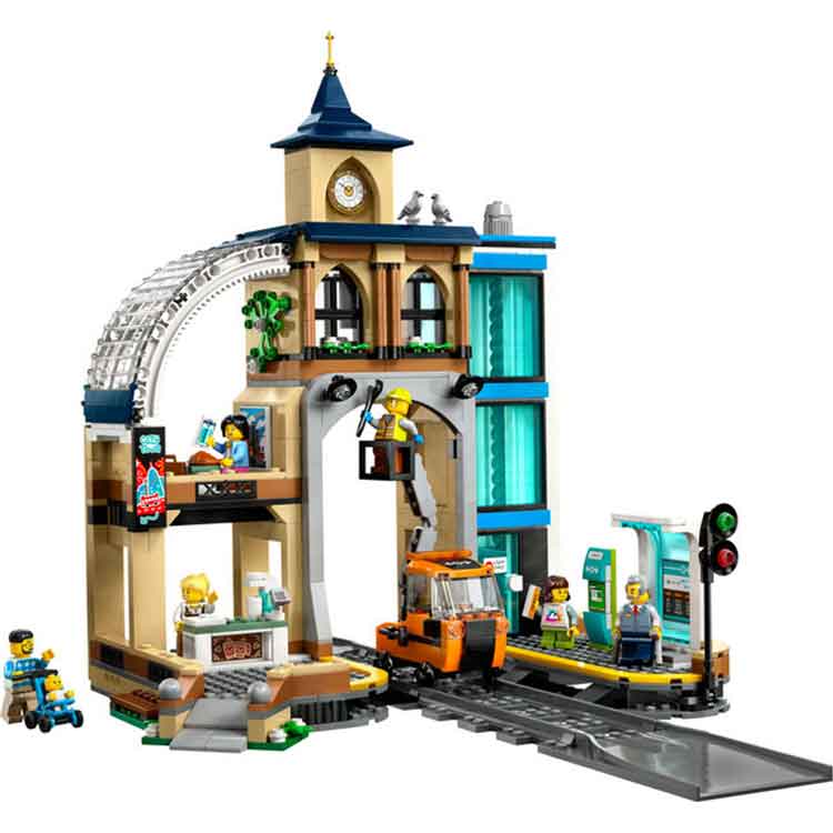 LEGO 60469 Central Train Station, alternate view