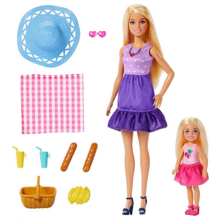Barbie Malibu Barbie & Chelsea 2 Pack