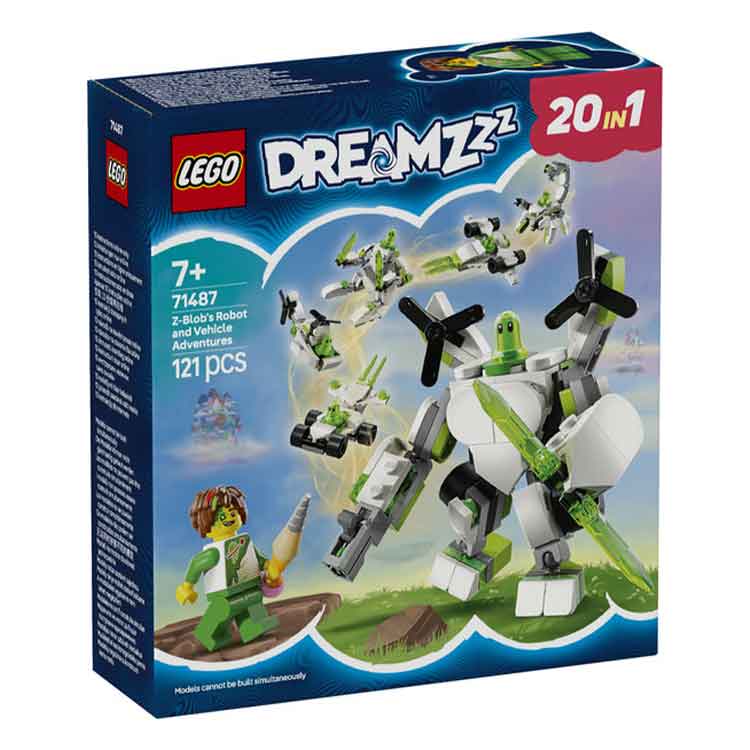LEGO 71487 Z-Blob's Robot and Vehicle Adventures collectible from AJ Toys & Books