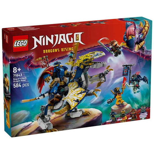 LEGO 71843 Rogue's Mech Dragon Rider collectible from AJ Toys & Books