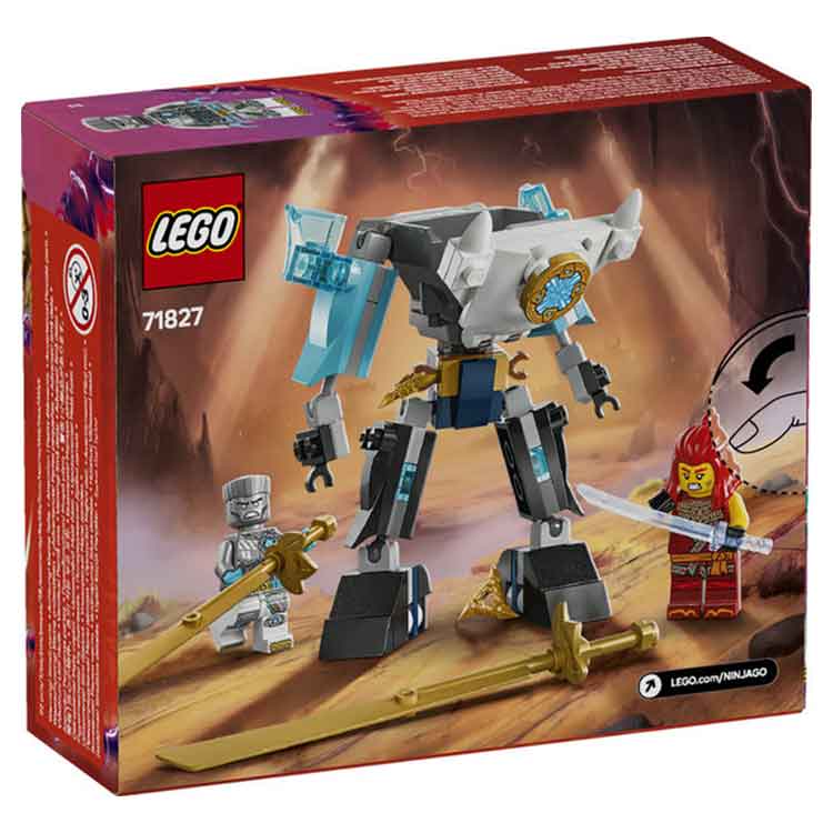 LEGO 71827 Zane's Battle Suit Mech, side angle