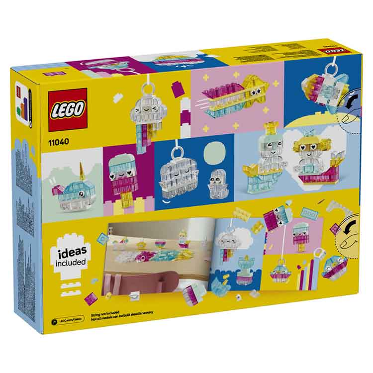 LEGO 11040 Magical Transparent Box, side angle