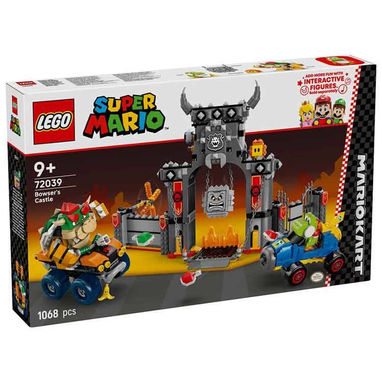 LEGO 72039 Mario Kart – Bowser's Castle collectible from Super Mario AJ Toys & Books
