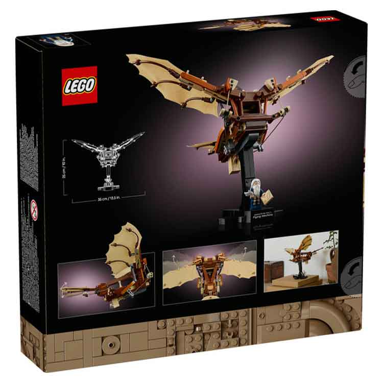 LEGO 10363 Leonardo da Vinci's Flying Machine, side angle