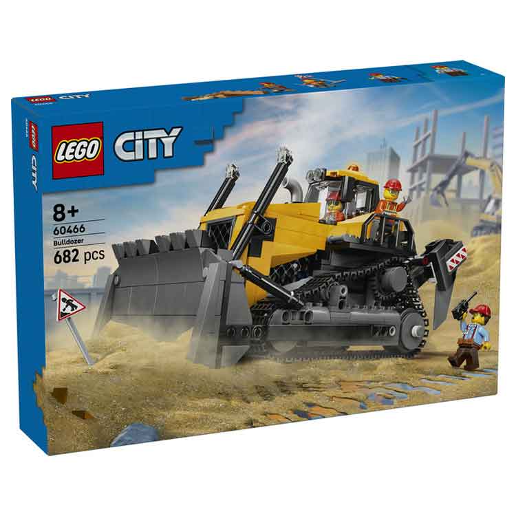 LEGO 60466 Yellow Bulldozer collectible from AJ Toys & Books