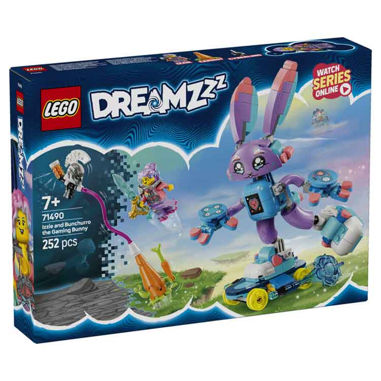 LEGO 71490 Izzie and Bunchurro the Gaming Bunny collectible from AJ Toys & Books