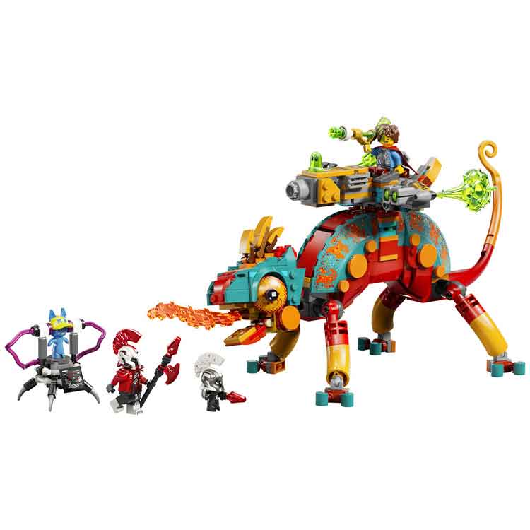 LEGO 71492 Mateo's Fire Chameleon, alternate view