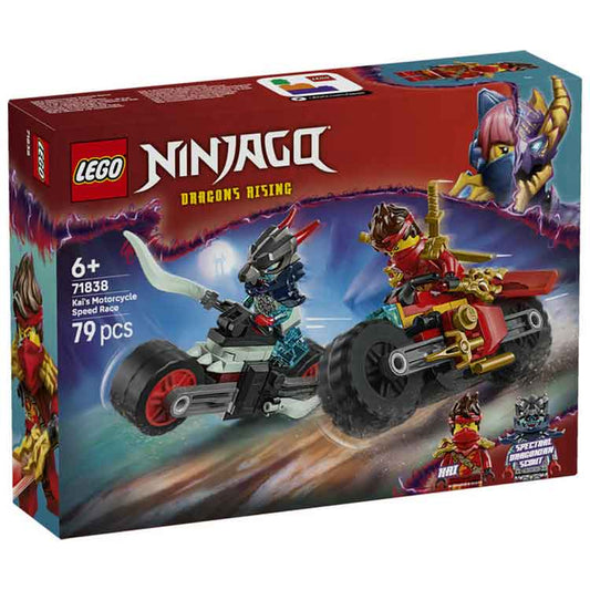 LEGO 71838 Kai's Motorcycle Speed Race collectible from AJ Toys & Books