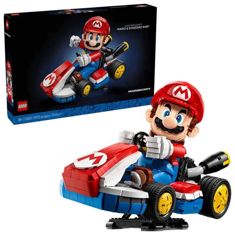 LEGO 72037 Mario Kart – Mario & Standard Kart, alternate view