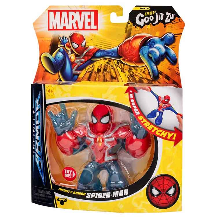 Heroes of Goo Jit Zu Marvel Infinity Armour Spiderman