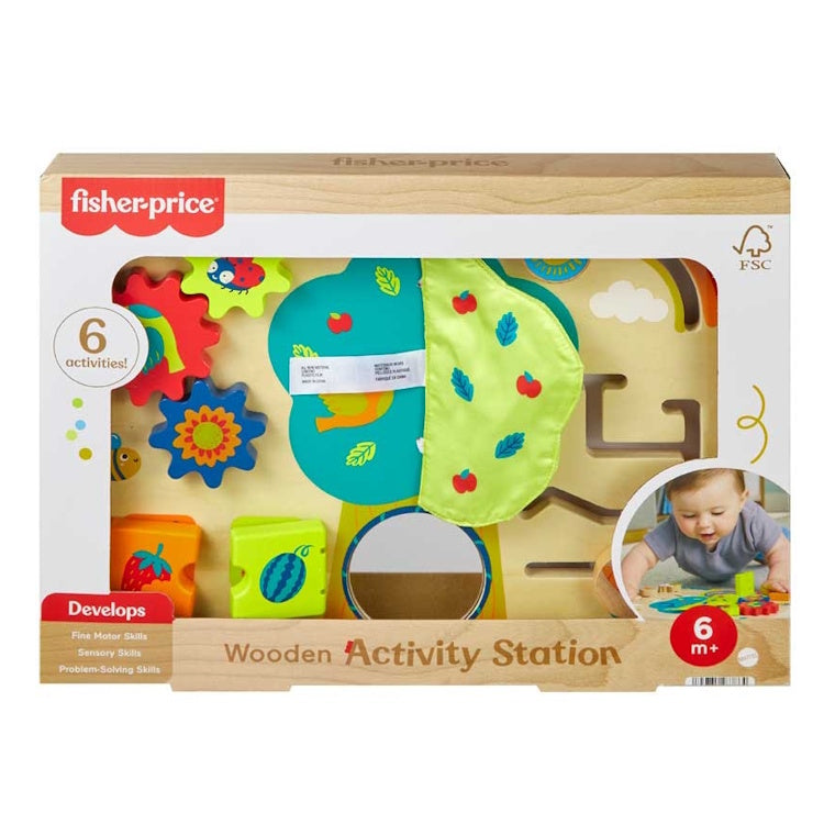 Fisher Price Wooden Activity Station
