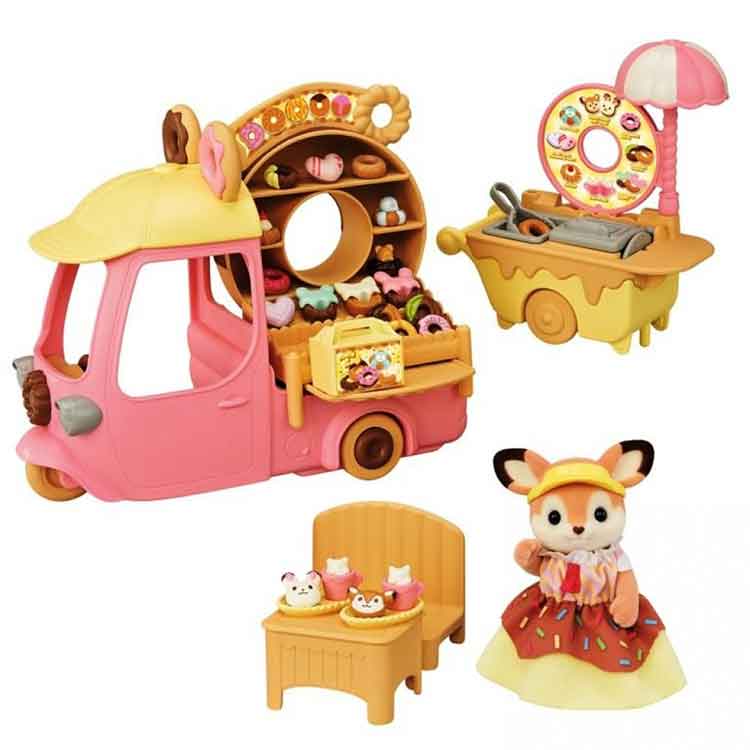 Sylvanian Families - Dip Dip Donuts Wagon