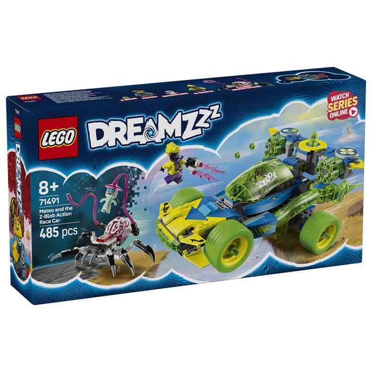 LEGO 71491 Mateo and the Z-Blob Action Race Car collectible from AJ Toys & Books
