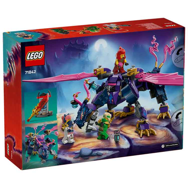 LEGO 71842 Rontu the Master Dragon, side angle